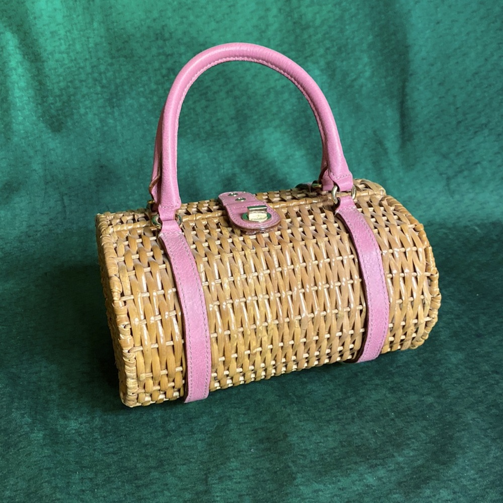 2001 Kate spade, wicker handbag